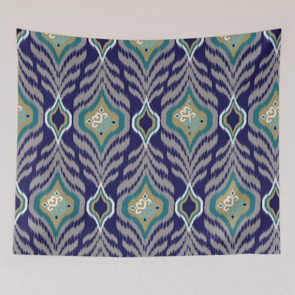 Item preview, Traditional Beautiful Abstract Ikat pattern Seamless. designed and sold by NarongStocker37.