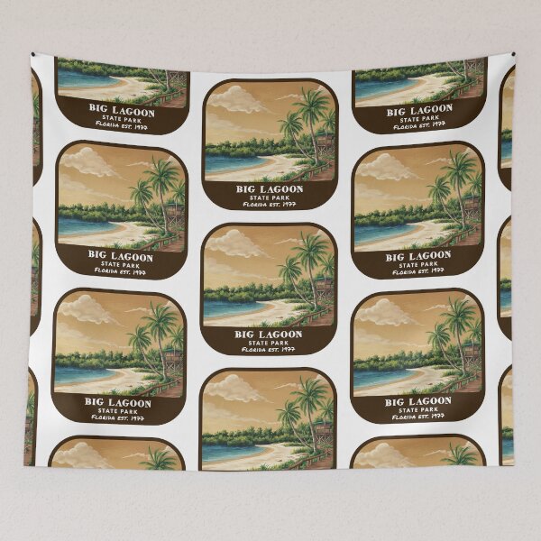 Item preview, Vintage Big Lagoon State Park (Florida State Park) designed and sold by RabbitK.