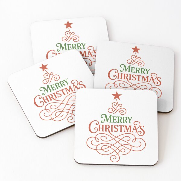Item preview, Merry Christmas Tree Typography designed and sold by Adrian Kane.