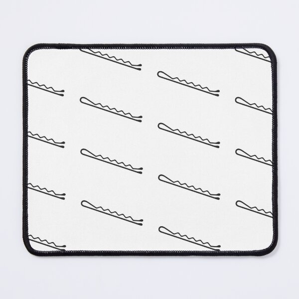 Artikelvorschau, Schwarzer Bobby Pin oder Haarnadel-Vektor entworfen und verkauft von THP Creative.