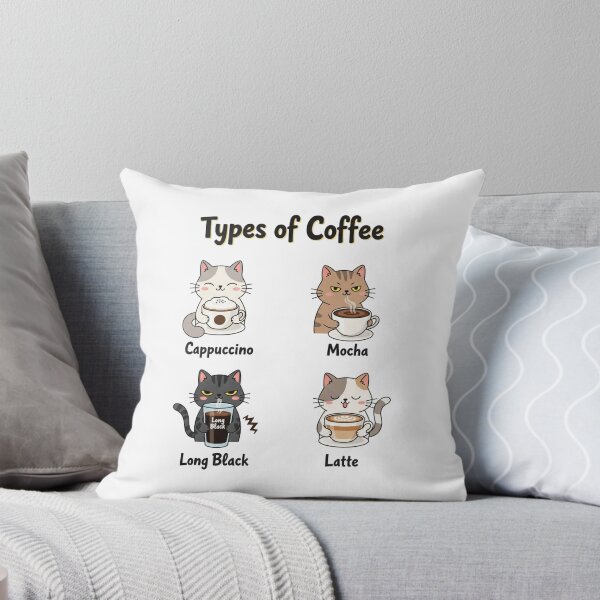 Item preview,  Cute cat, coffee humor, cats, caffeine, Funnyfits70, retro, vintage, meme, funny, humor designed and sold by FunnyFits70.