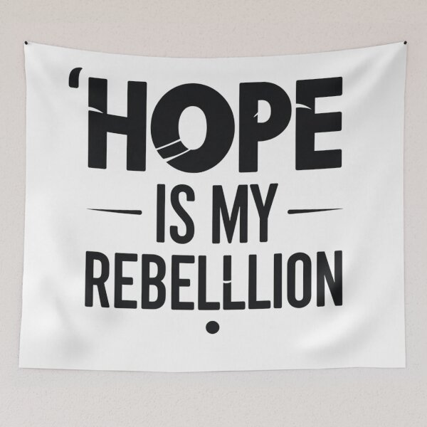 Item preview, Hope is my rebellion. designed and sold by Irene Catchmind.