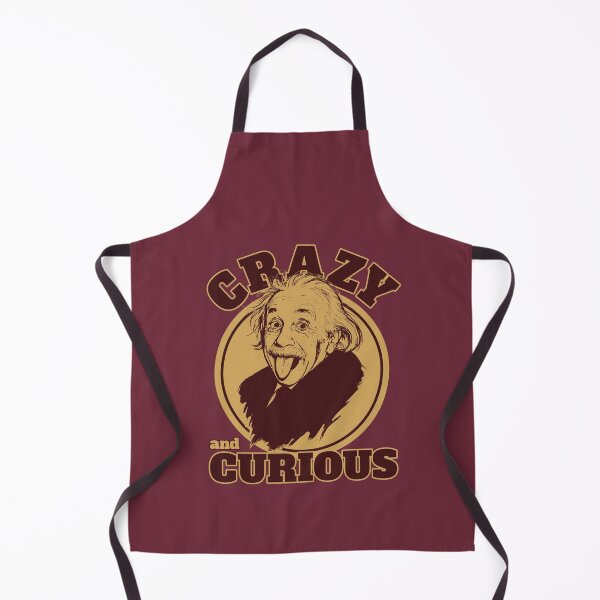 Item preview, Funny Einstein Tongue - Crazy and Curious designed and sold by MehMerchTees.