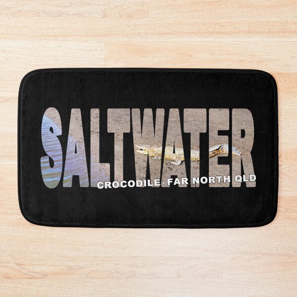 Item preview, SALTWATER CROCODILE Far North QLD - Australia Riverbank designed and sold by Adam Gormley.