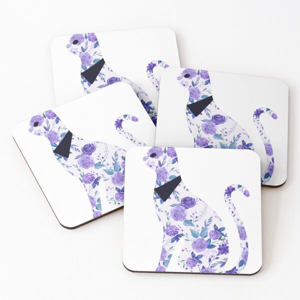 Item preview, Floral Cat in Flowers Popoki 311 designed and sold by VinBasis.