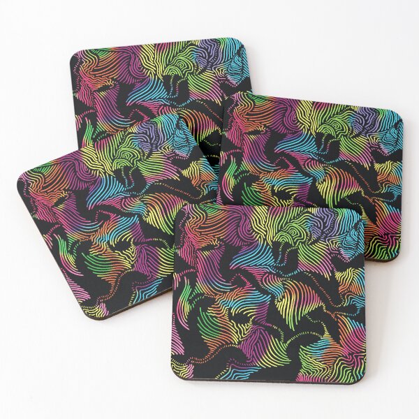 Item preview, Electric Currents – Rainbow Scratch Art Flow designed and sold by Lucid Layers.