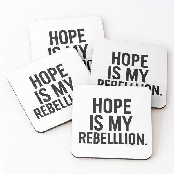 Item preview, Hope is my rebellion. designed and sold by Irene Catchmind.