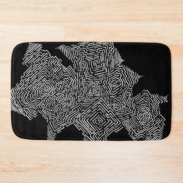 Item preview, Labyrinth Pulse – Hand-Drawn Geometric Maze Art designed and sold by Lucid Layers.