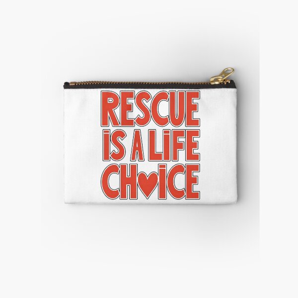 Item preview, Rescue Is a Life Choice – Animal Rescue Advocate  designed and sold by CuteDesignables.