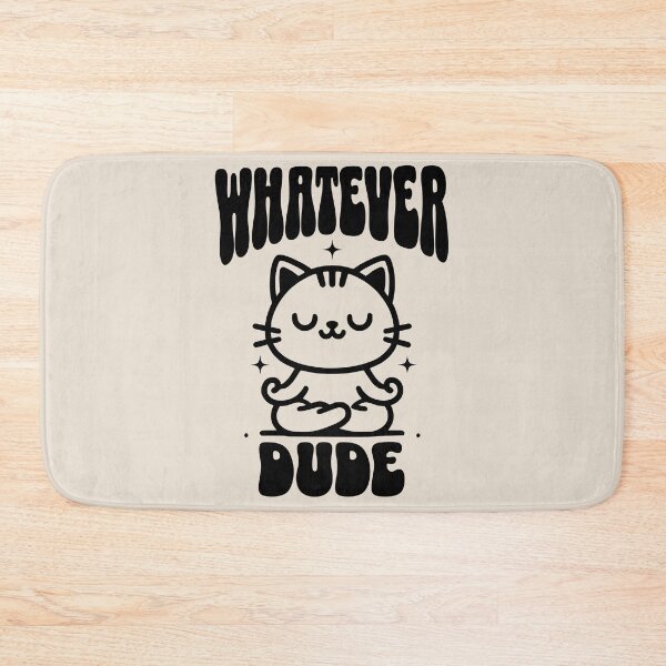 Item preview, Whatever Dude - Chill Cat Meditating designed and sold by dudelinart.