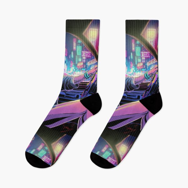 Item preview, Sexy Anime Girl Driving at Night – Neon City Pop Aesthetic designed and sold by AirForceTuan.
