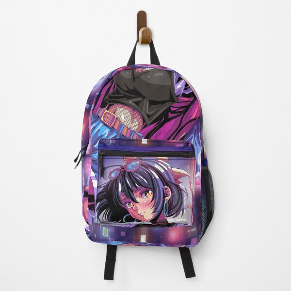 Item preview, Stylish Anime Girl in Neon City – Retro 80s Aesthetic designed and sold by AirForceTuan.