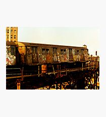 Subway Train Photographic Print