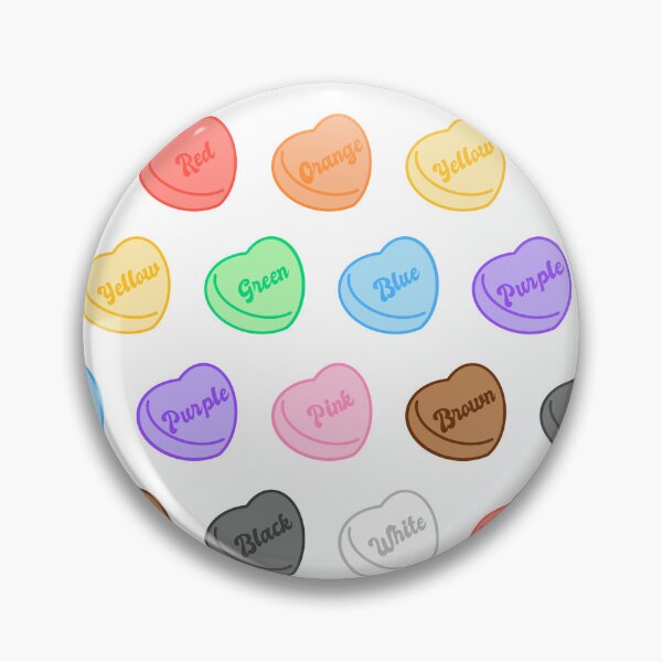 Item preview, Colorful Candy Hearts designed and sold by blottleink.