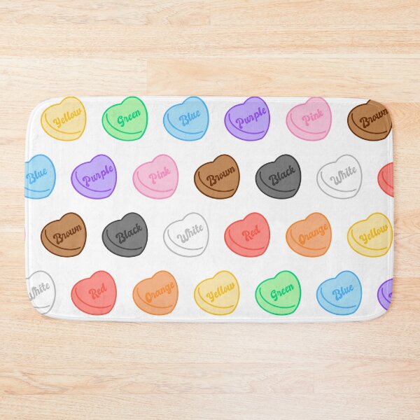 Item preview, Colorful Candy Hearts designed and sold by blottleink.