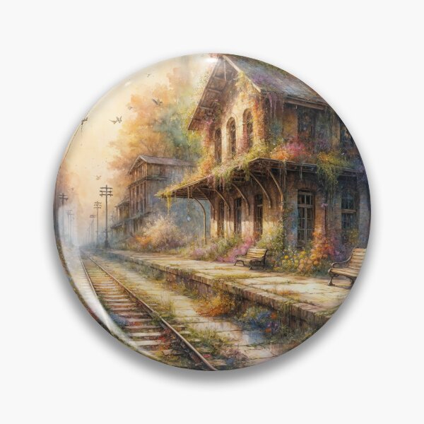 Item preview, Abandoned Overgrown Railway designed and sold by m-y-A-I-A-R-T-.