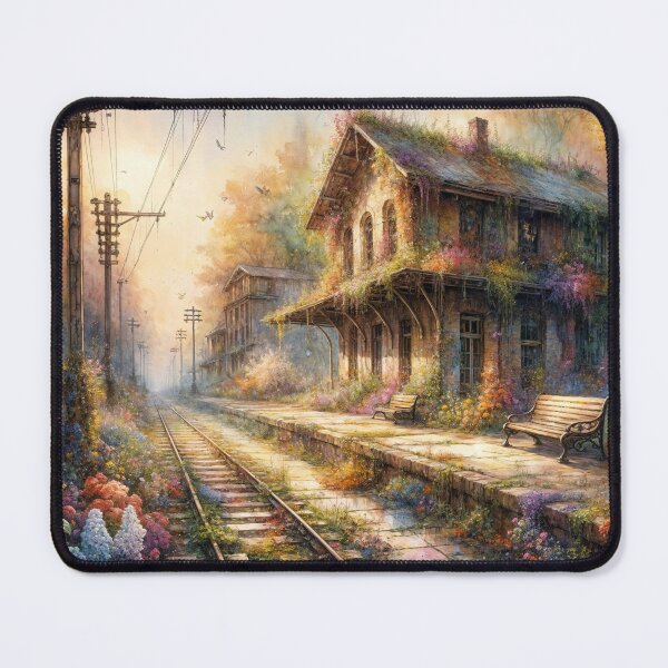 Item preview, Abandoned Overgrown Railway designed and sold by M-Y-A-R-T-.
