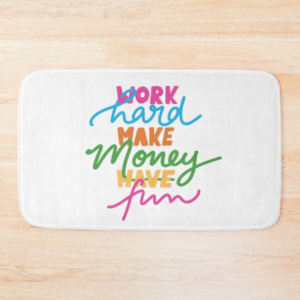 Item preview, Work hard Quote designed and sold by Shivas Jungle.