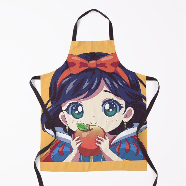 Item preview, Chibi Snow White – Cute Anime Princess with Apple designed and sold by AirForceTuan.