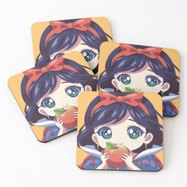 Item preview, Chibi Snow White – Cute Anime Princess with Apple designed and sold by AirForceTuan.