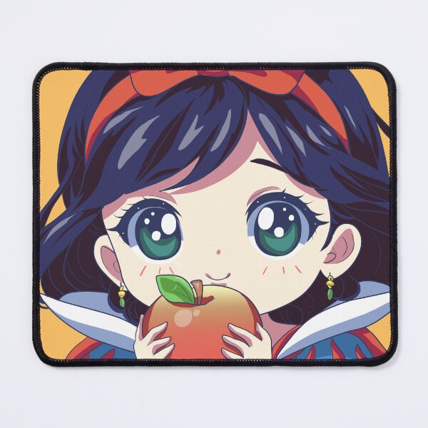 Item preview, Chibi Snow White – Cute Anime Princess with Apple designed and sold by AirForceTuan.