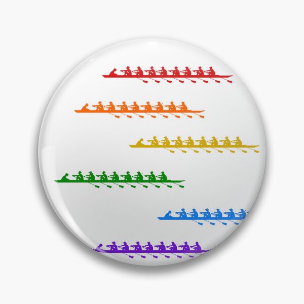 Item preview, Rainbow Rowing Eights designed and sold by JadeArmadillo.