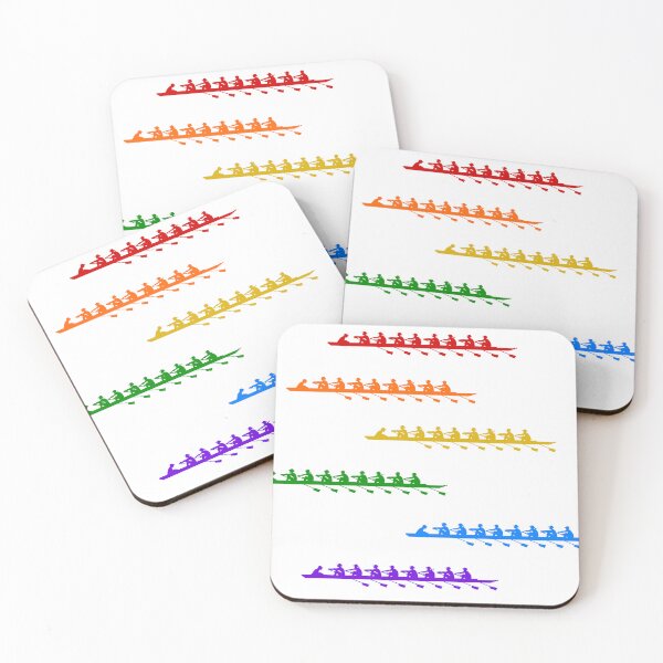 Item preview, Rainbow Rowing Eights designed and sold by JadeArmadillo.