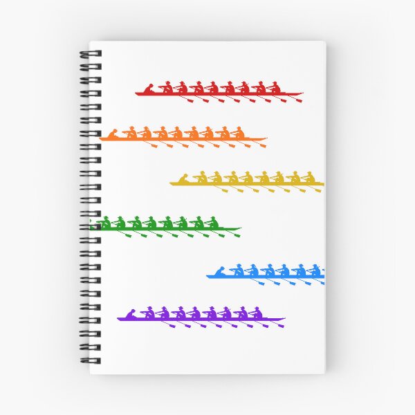 Item preview, Rainbow Rowing Eights designed and sold by JadeArmadillo.