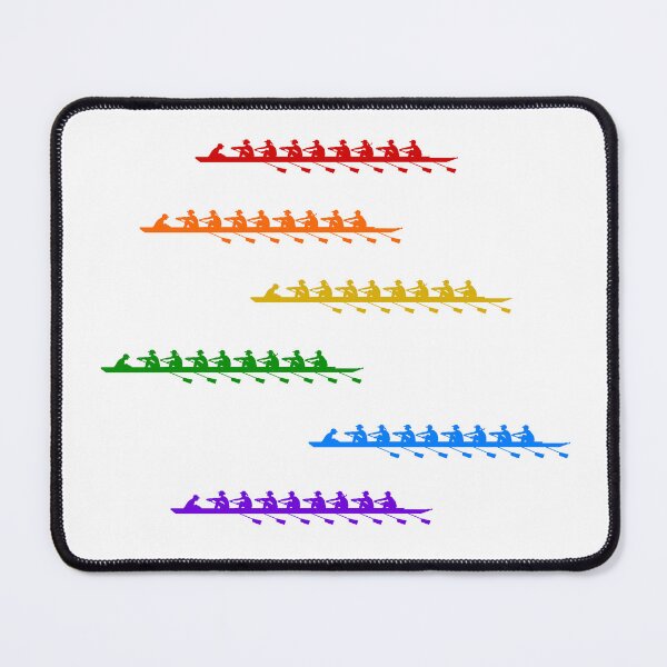 Item preview, Rainbow Rowing Eights designed and sold by JadeArmadillo.