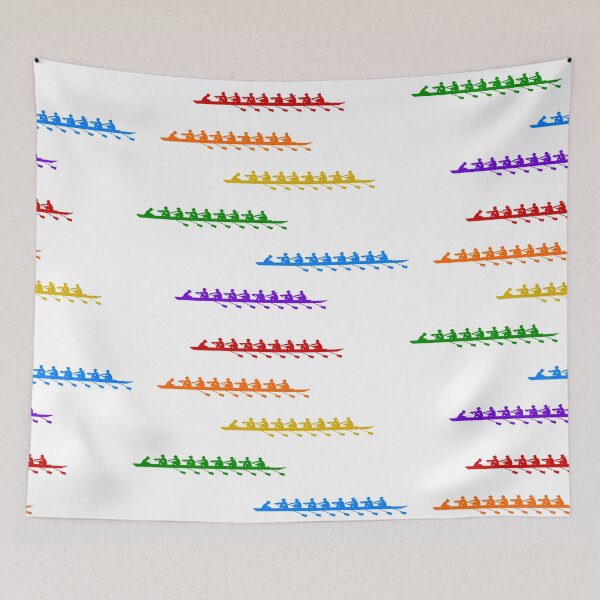 Item preview, Rainbow Rowing Eights designed and sold by JadeArmadillo.