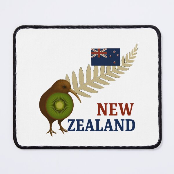 Item preview, New Zealand Flag With Kiwi Bird, Maori Land, New Zealand Adventure designed and sold by Right-UR.