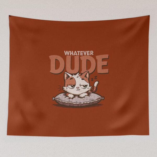 Item preview, Whatever Dude Sleepy Cat designed and sold by dudelinart.
