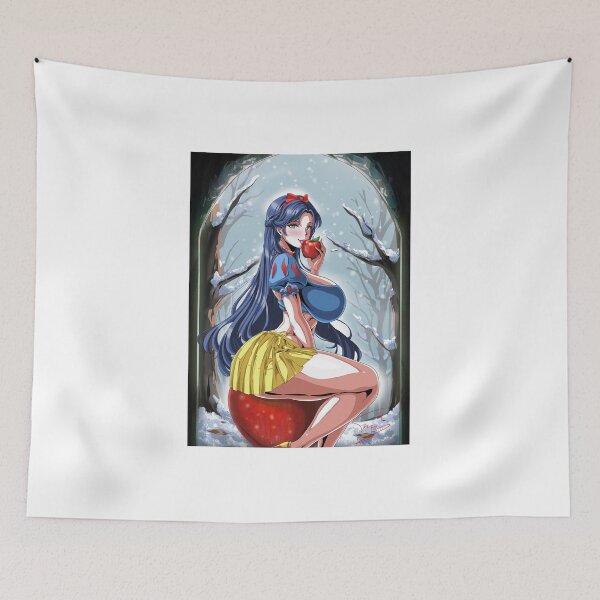 Item preview, Sexy Anime Snow White – Waifu Princess with Apple in Winter designed and sold by AirForceTuan.