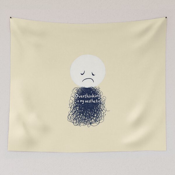 Item preview, There is a sad looking cartoon character with a black background designed and sold by cafegrafis.