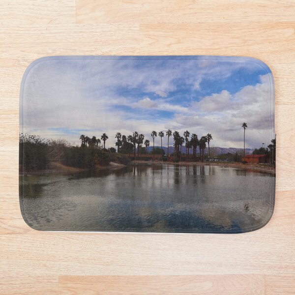 Item preview, Blue Sky, Palm Trees and Lake Reflections designed and sold by Phakade's Photos.