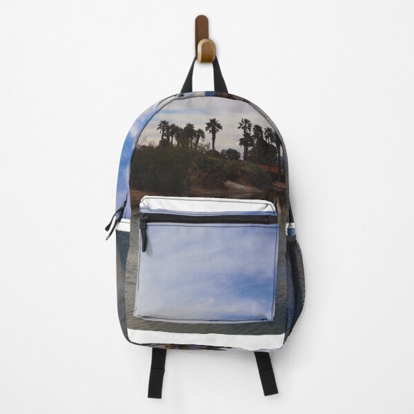 Item preview, Blue Sky, Palm Trees and Lake Reflections designed and sold by Phakade's Photos.