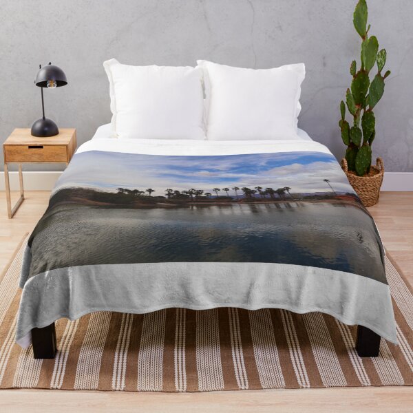 Item preview, Blue Sky, Palm Trees and Lake Reflections designed and sold by Phakade's Photos.