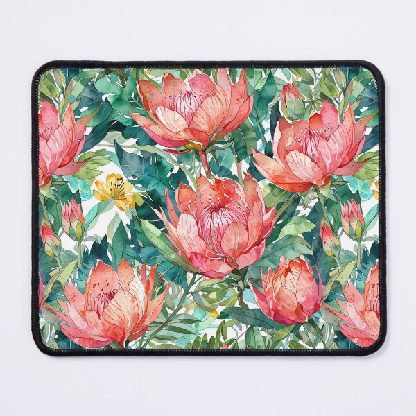Item preview, Summer Protea Plants Watercolour designed and sold by CoolPixels.