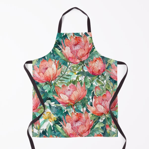 Item preview, Summer Protea Plants Watercolour designed and sold by CoolPixels.
