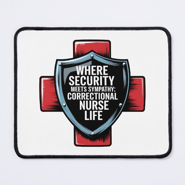 Item preview, Where Security Meets Sympathy – Correctional Nurse Life designed and sold by CuteDesignables.