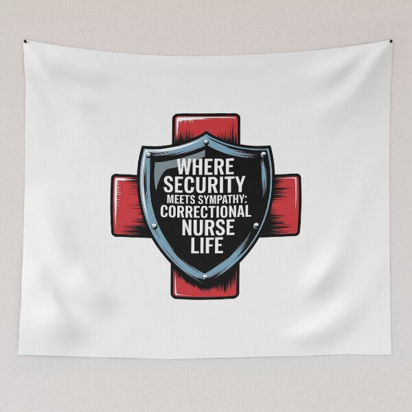 Item preview, Where Security Meets Sympathy – Correctional Nurse Life designed and sold by CuteDesignables.