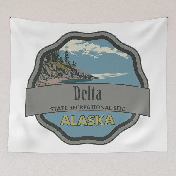 Item preview, Delta State Recreation Site, Alaska designed and sold by Wanderful-roads.