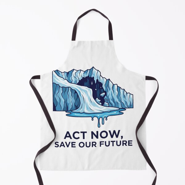 Item preview, ACT NOW, SAVE OUR FUTURE - Climate change, melting glaciers, global warming designed and sold by ART-POD-PL.