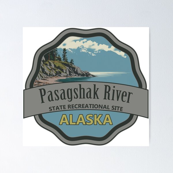 Item preview, Pasagshak River State Recreation Site, Alaska designed and sold by Wanderful-roads.