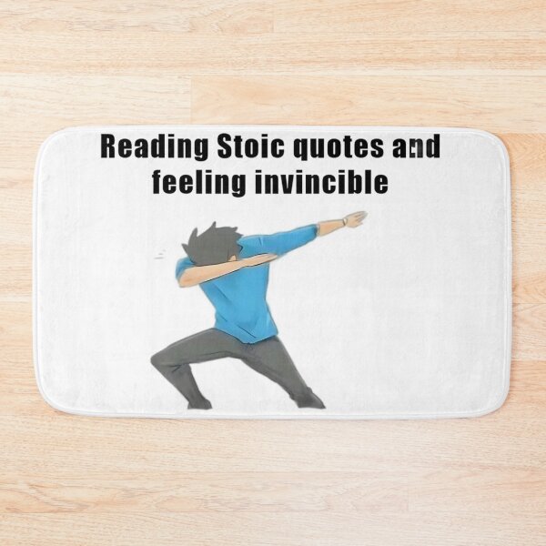Item preview, Feeling Invincible Stoic Meme designed and sold by LexaArtworks.