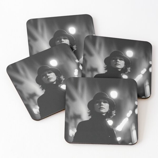 Item preview, Veil of Silence – The Woman Beneath the Streetlamp designed and sold by NeuralExposure.