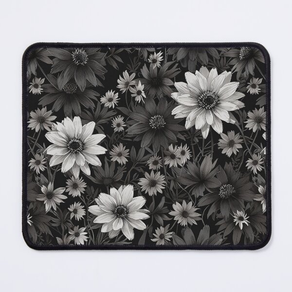 Item preview, Black and White Daisies designed and sold by CoolPixels.