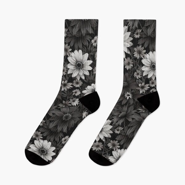 Item preview, Black and White Daisies designed and sold by CoolPixels.