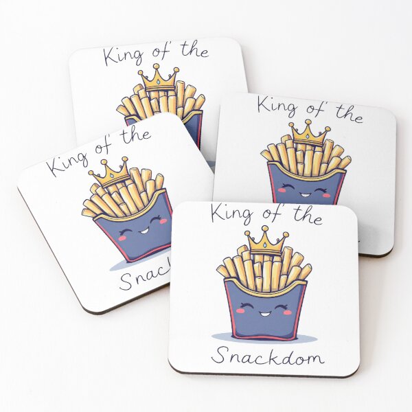 Item preview, A close up of a cartoon french fries with a crown on top designed and sold by cafegrafis.