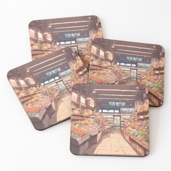 Item preview, Interior Japanese Grocery Market designed and sold by Diclebaybas.